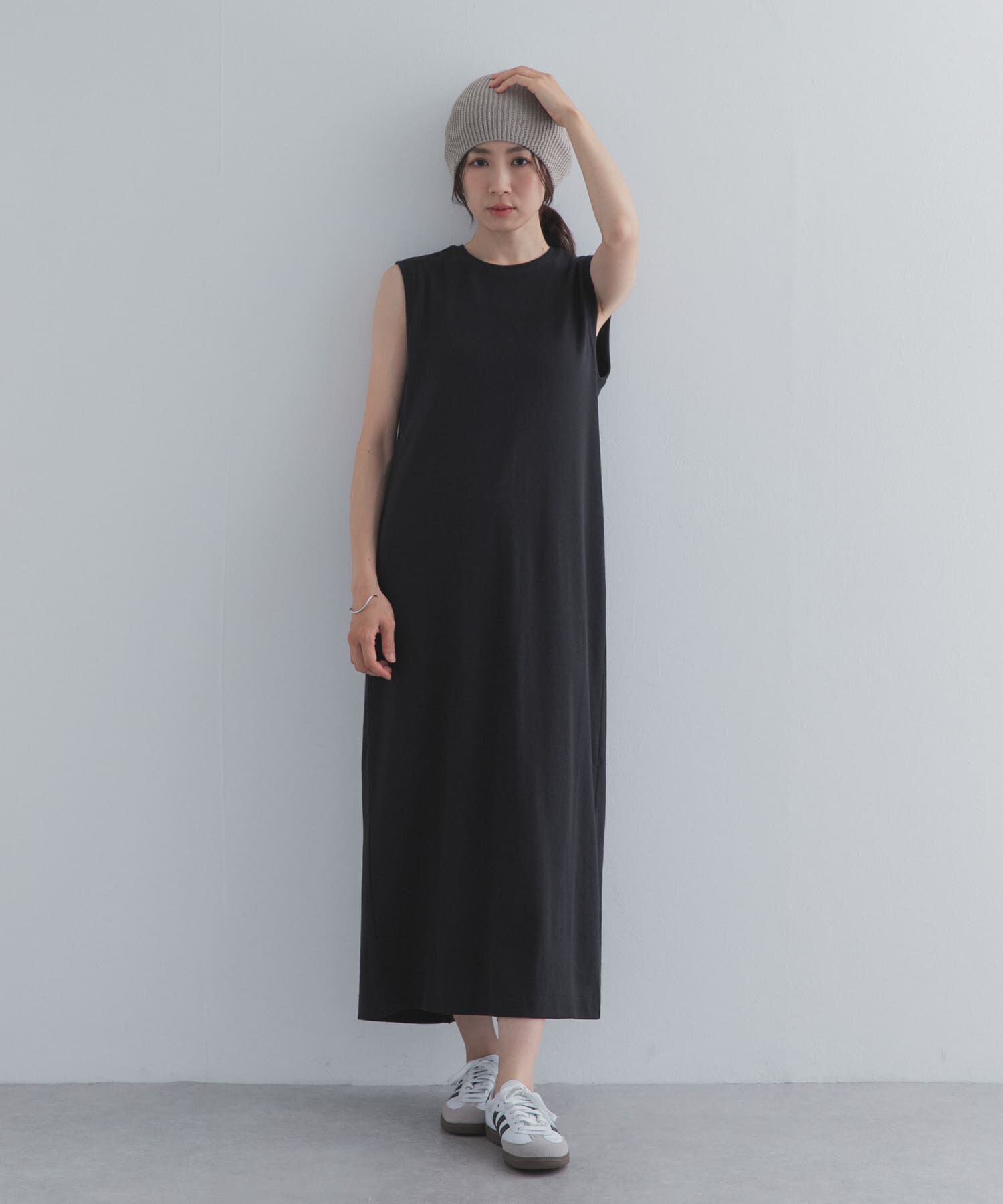 URBAN RESEARCH DOORS「ノースリーブカットリブワンピース」|ワンピース|