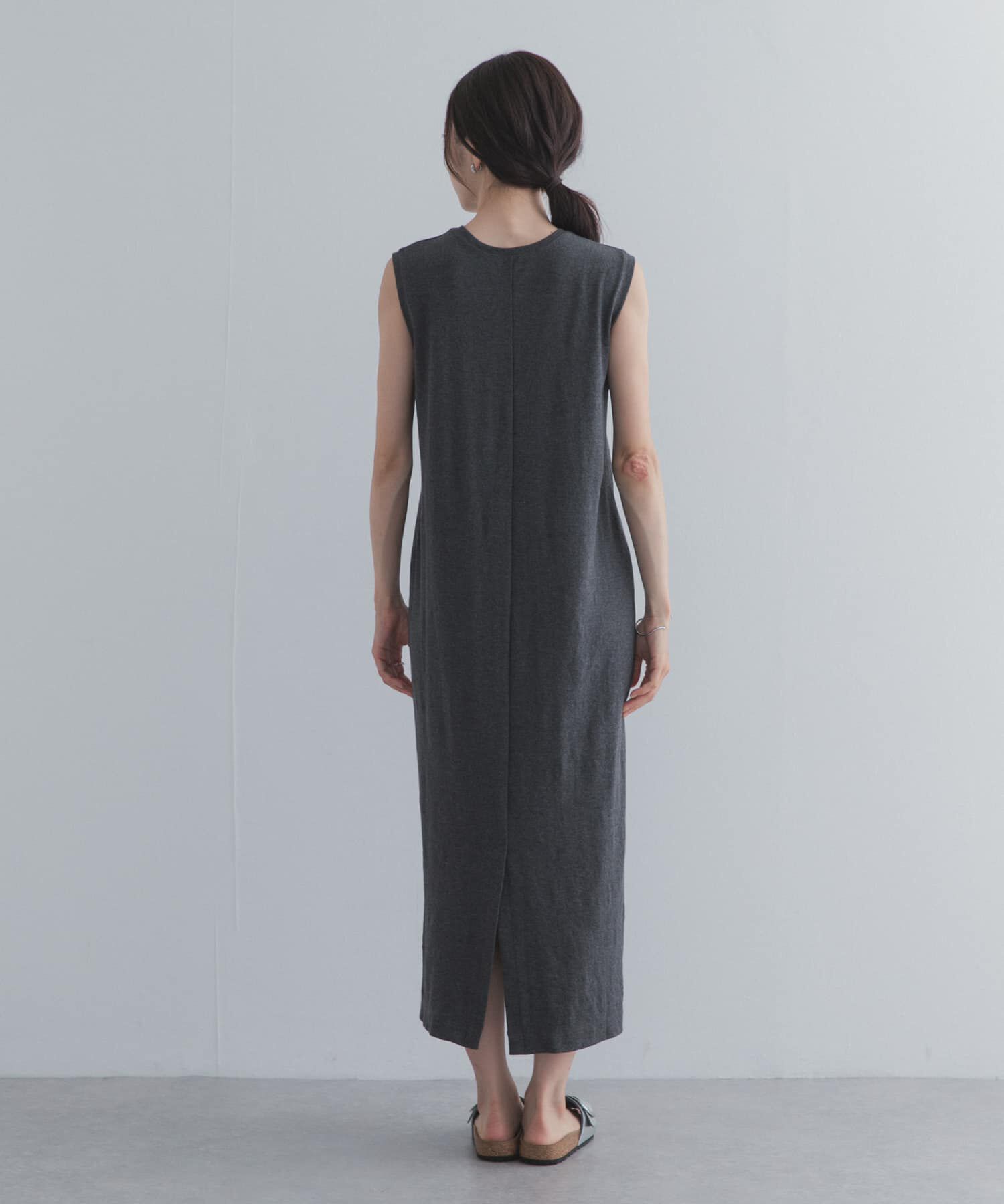 URBAN RESEARCH DOORS「ノースリーブカットリブワンピース」|ワンピース|