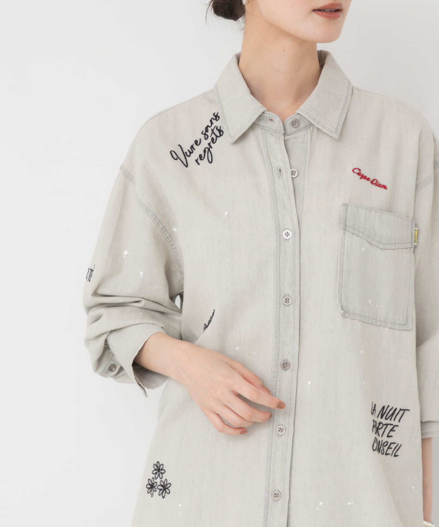 URBAN RESEARCH「『別注』PICCADILLY&times;URBAN RESEARCH　刺繍デニムシャツ」|シャツ・ブラウス|
