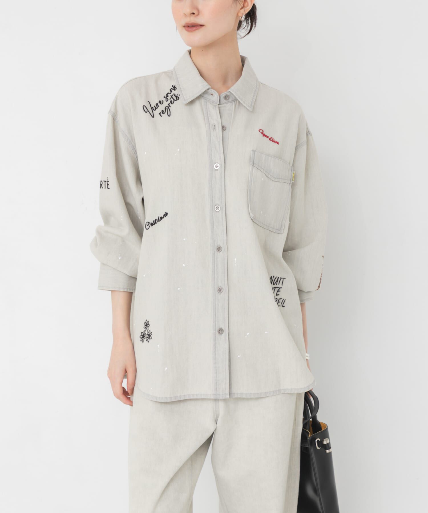 URBAN RESEARCH「『別注』PICCADILLY&times;URBAN RESEARCH　刺繍デニムシャツ」|シャツ・ブラウス|