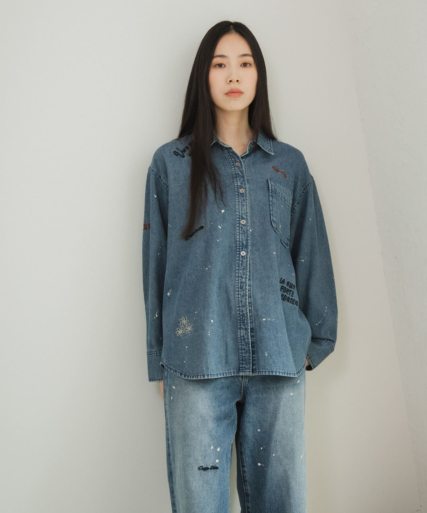 URBAN RESEARCH「『別注』PICCADILLY&times;URBAN RESEARCH　刺繍デニムシャツ」|シャツ・ブラウス|