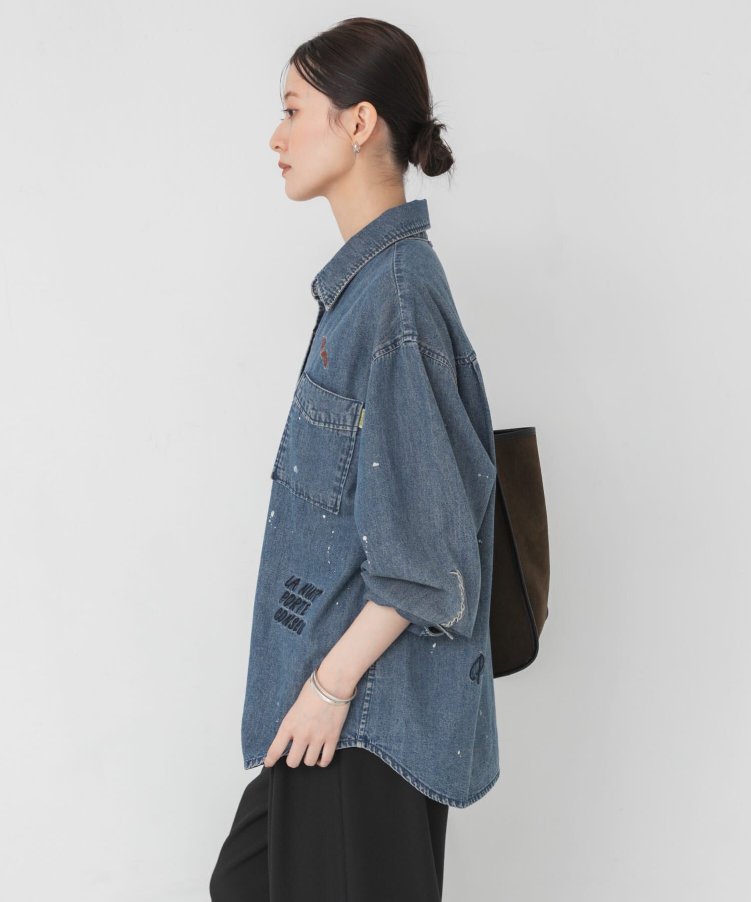 URBAN RESEARCH「『別注』PICCADILLY&times;URBAN RESEARCH　刺繍デニムシャツ」|シャツ・ブラウス|