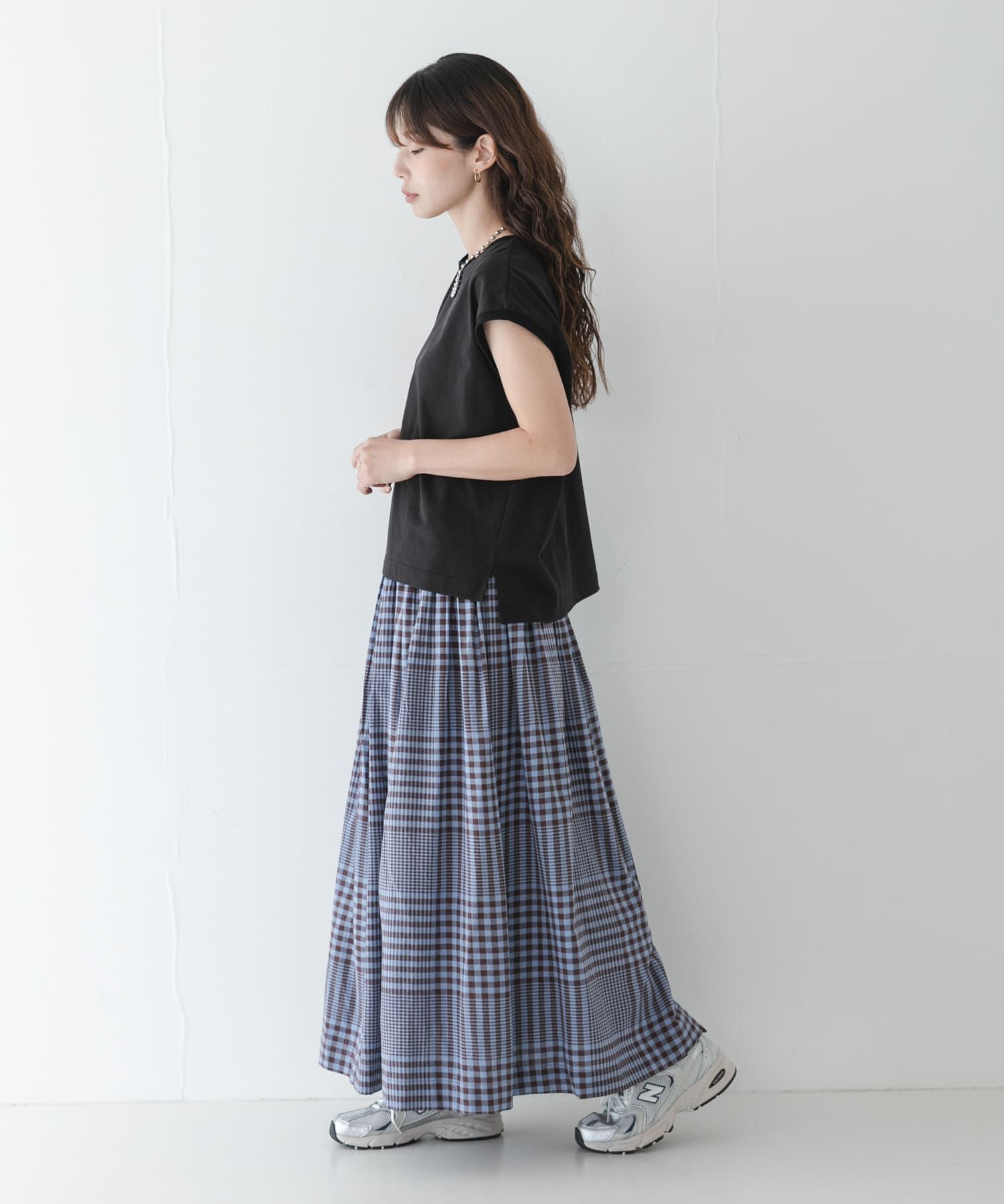 Sonny Label 「マルチギンガムチェックスカート」|スカート|
