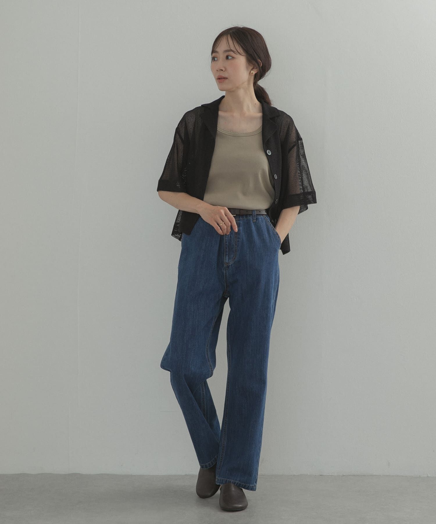 URBAN RESEARCH DOORS「2WAYスカラップバインダータンク」|タンクトップ|