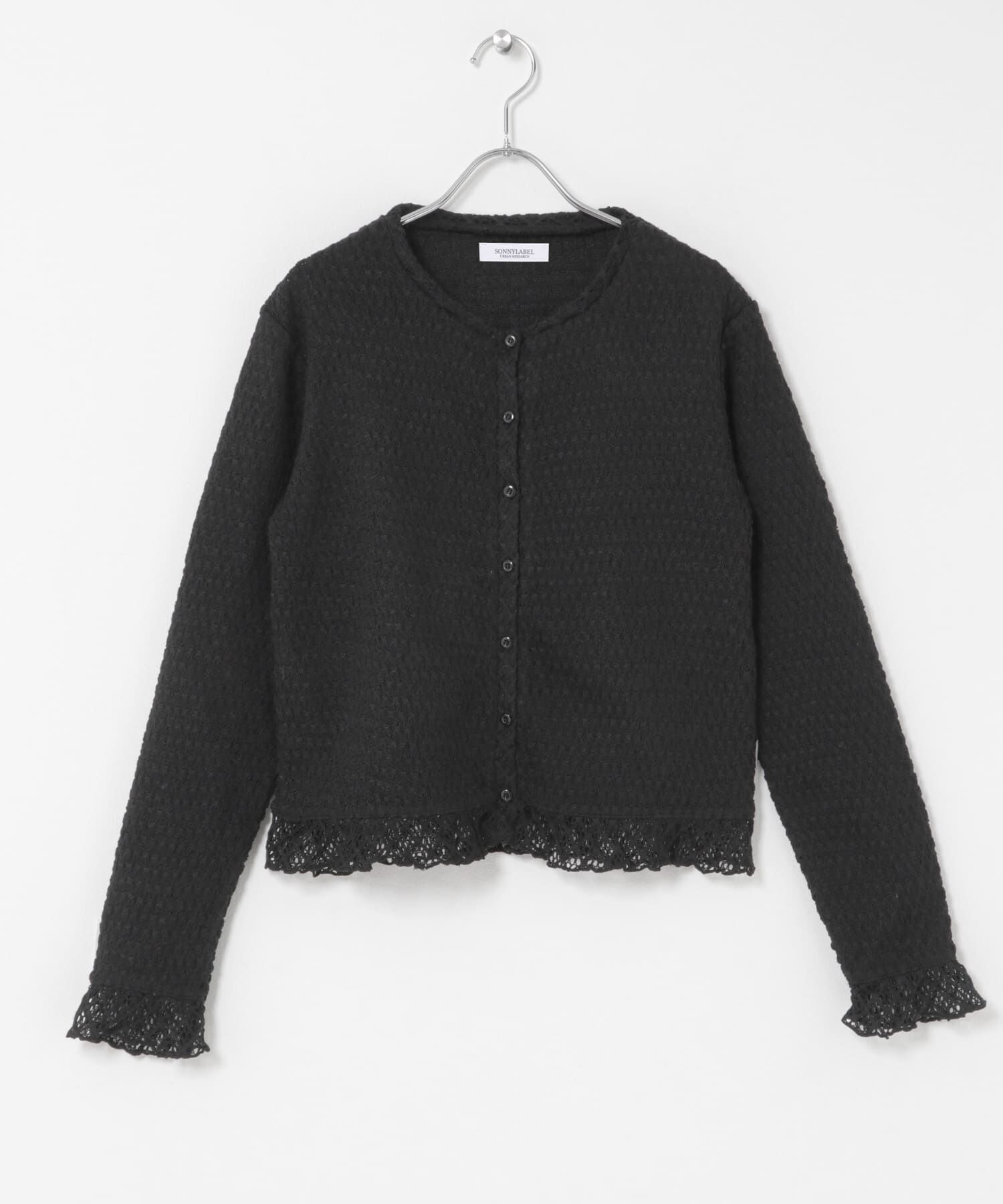 Sonny Label 「『WEB限定』レースシャーリングフリルカットソー」|Tシャツ・カットソー|