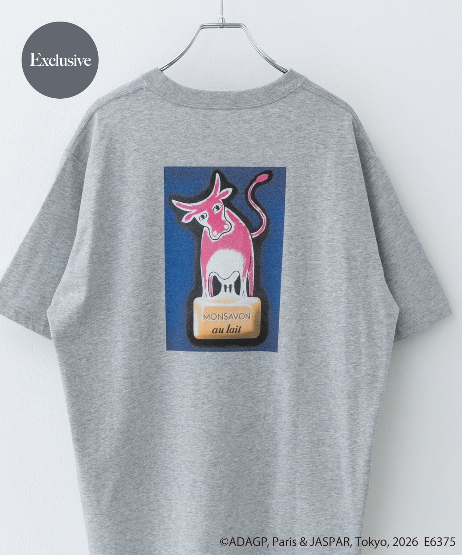URBAN RESEARCH DOORS「『別注』Savignac&times;DOORS　プリントTシャツ」|Tシャツ・カットソー|グレー系その他