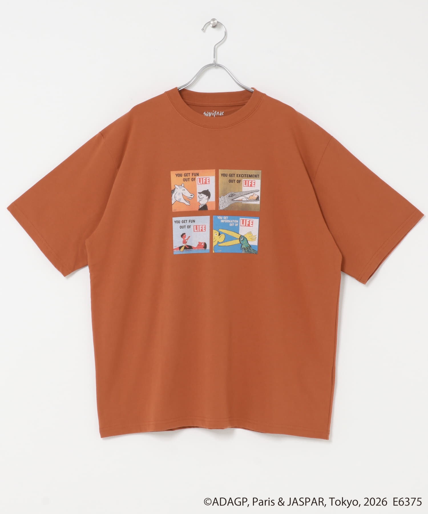 URBAN RESEARCH DOORS「『別注』Savignac&times;DOORS　プリントTシャツ」|Tシャツ・カットソー|