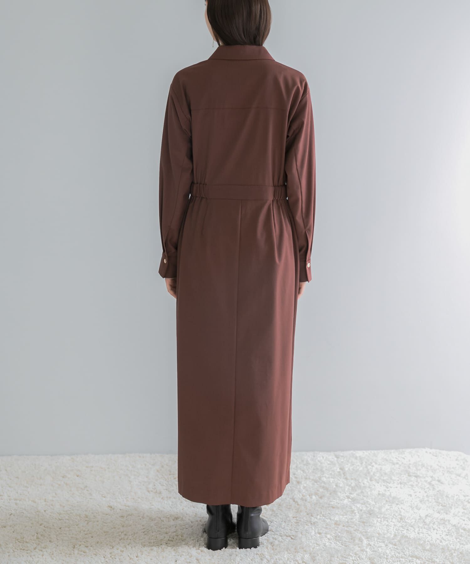 URBAN RESEARCH ROSSO「カシュクールデザインウーステッドワンピース」|ワンピース|