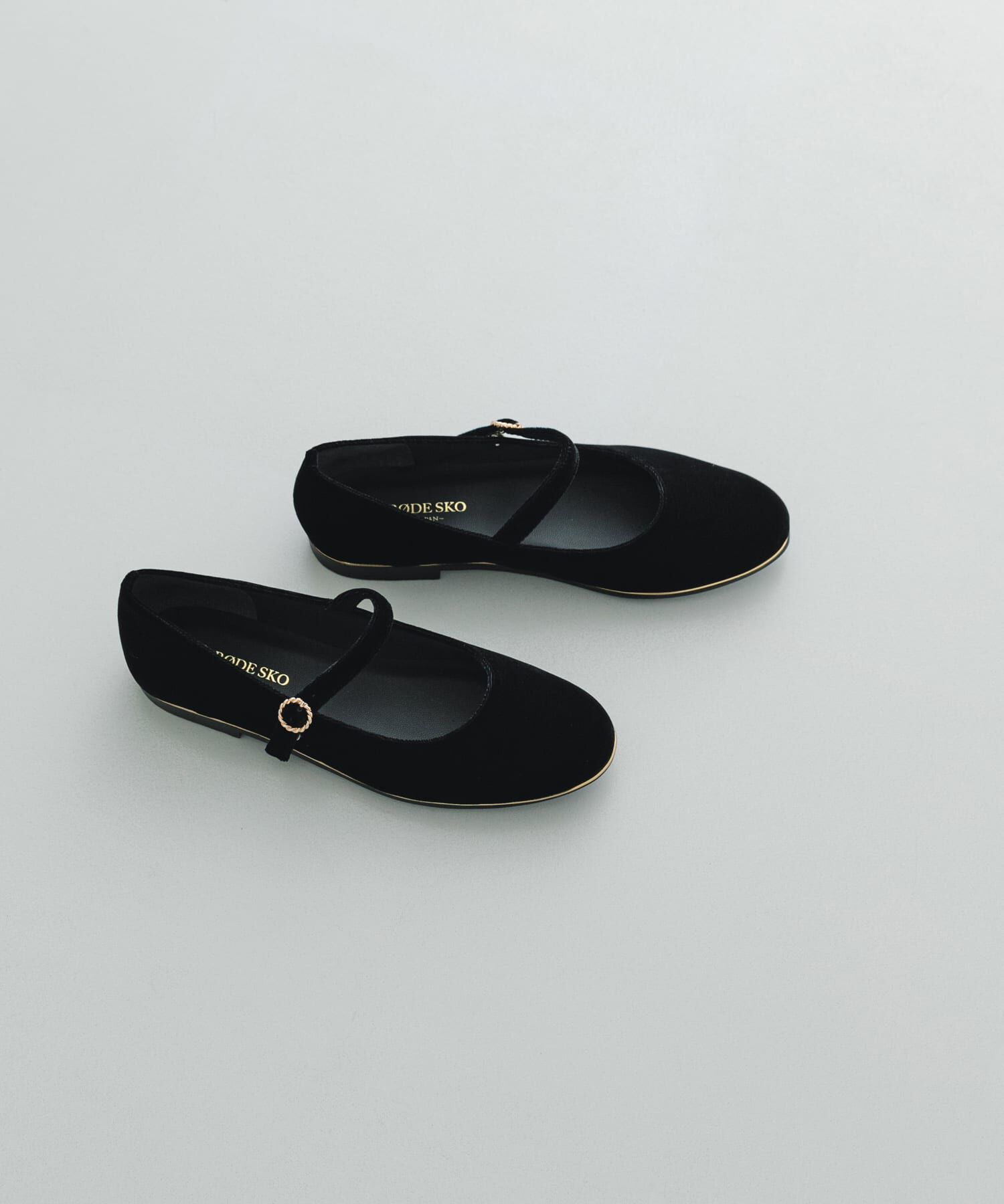 RODE SKO「『WEB限定』『MADE IN JAPAN』ゴールドピースメリージェーン」|バレエシューズ|