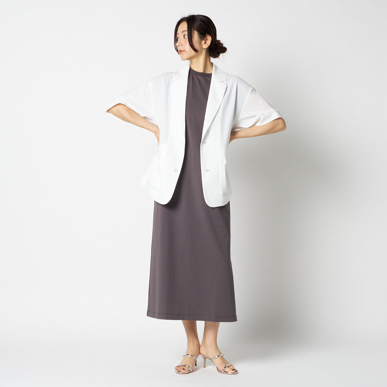 HELIOPOLE「HELIOPOLE DRY TOUCH HALF SLEEVE JACKET」|デニムジャケット|