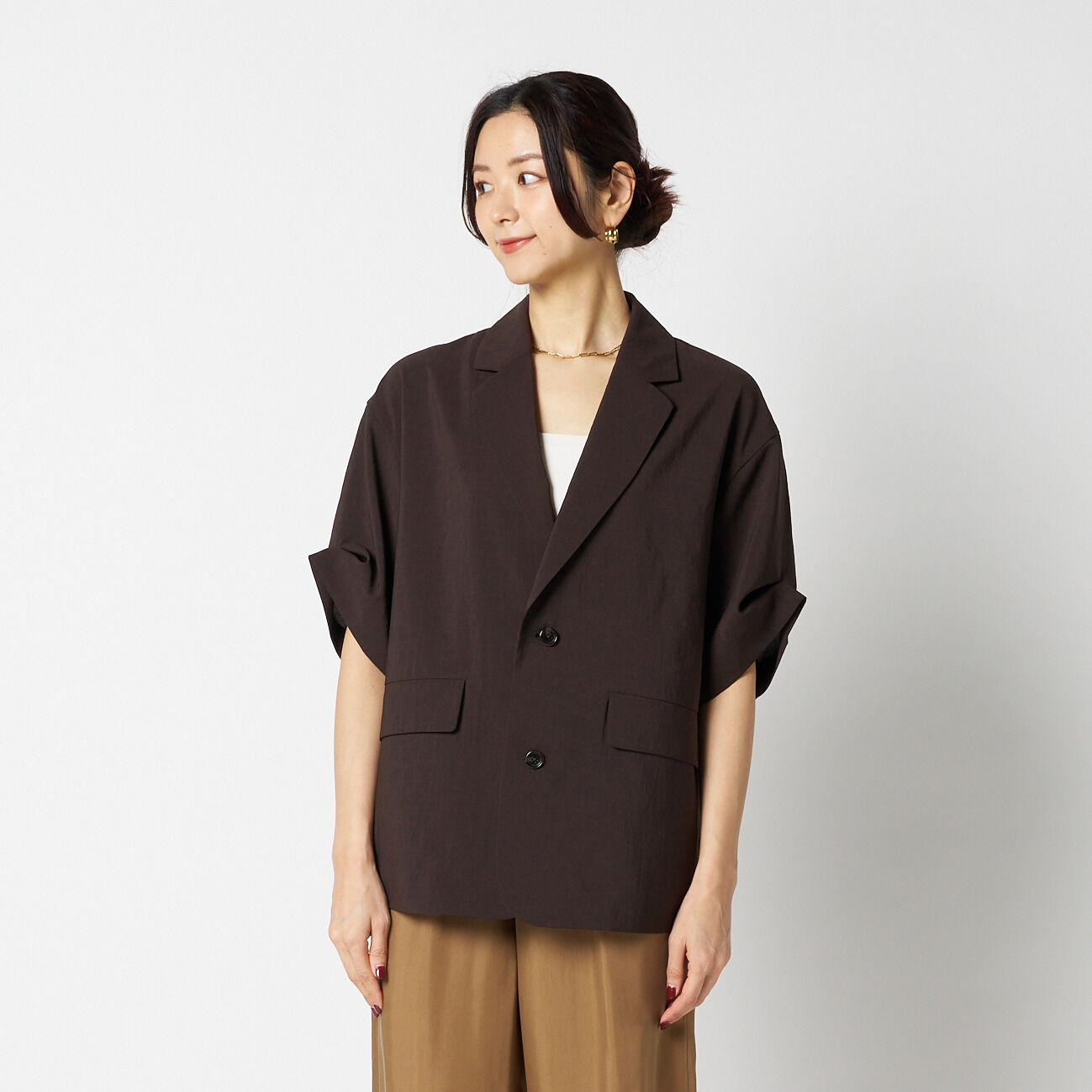 HELIOPOLE「HELIOPOLE DRY TOUCH HALF SLEEVE JACKET」|デニムジャケット|
