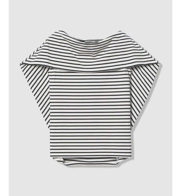 LOULOU WILLOUGHBY「【LOULOU WILLOUGHBY】ケープデコルテトップス」|Tシャツ・カットソー|