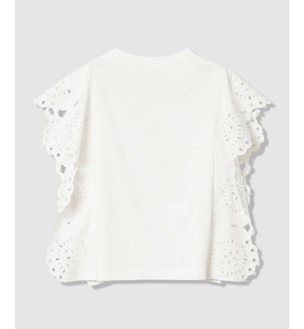 LOULOU WILLOUGHBY「スカラレーストリミングＴシャツ」|Tシャツ・カットソー|