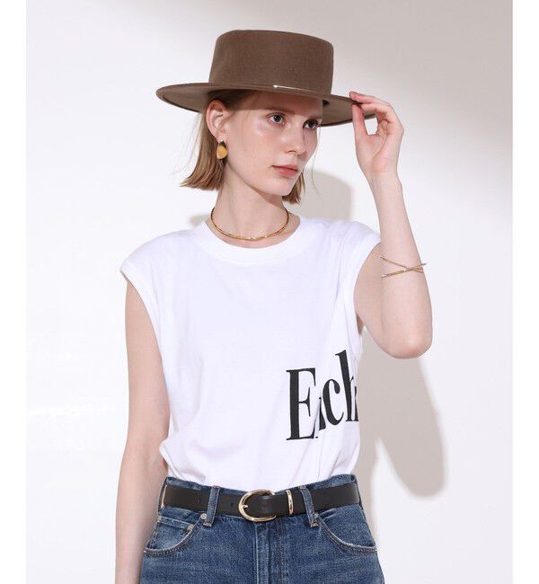 allureville「ラウンドロゴフレンチスリーブ プルオーバー」|Tシャツ・カットソー|