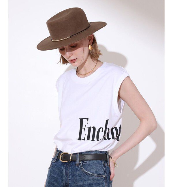 allureville「ラウンドロゴフレンチスリーブ プルオーバー」|Tシャツ・カットソー|