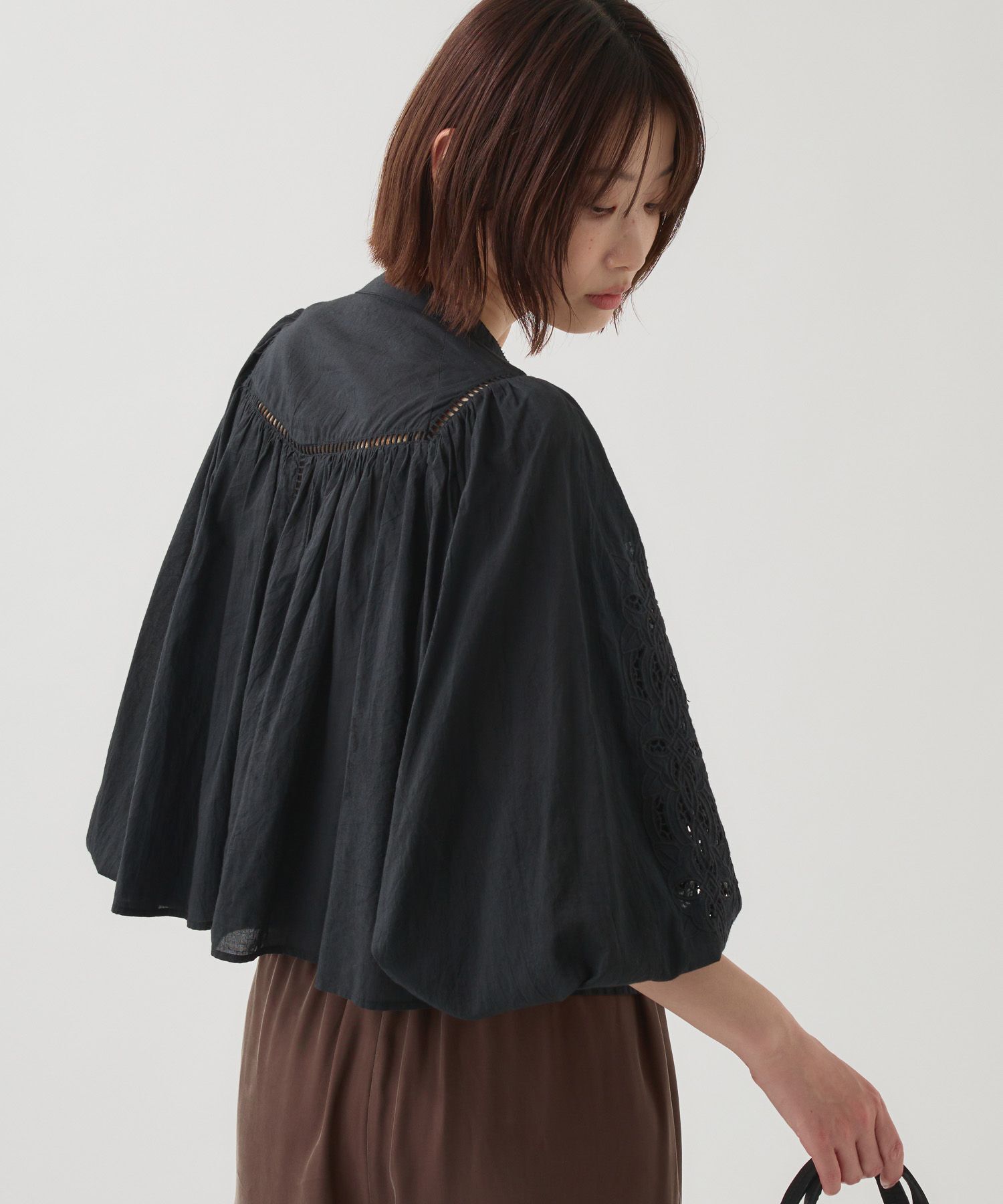 BABYLONE「カットワーク刺繍ブラウス」|シャツ・ブラウス|