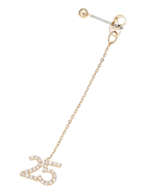 Te chichi「ナンバーチェーンピアス25」|ピアス|