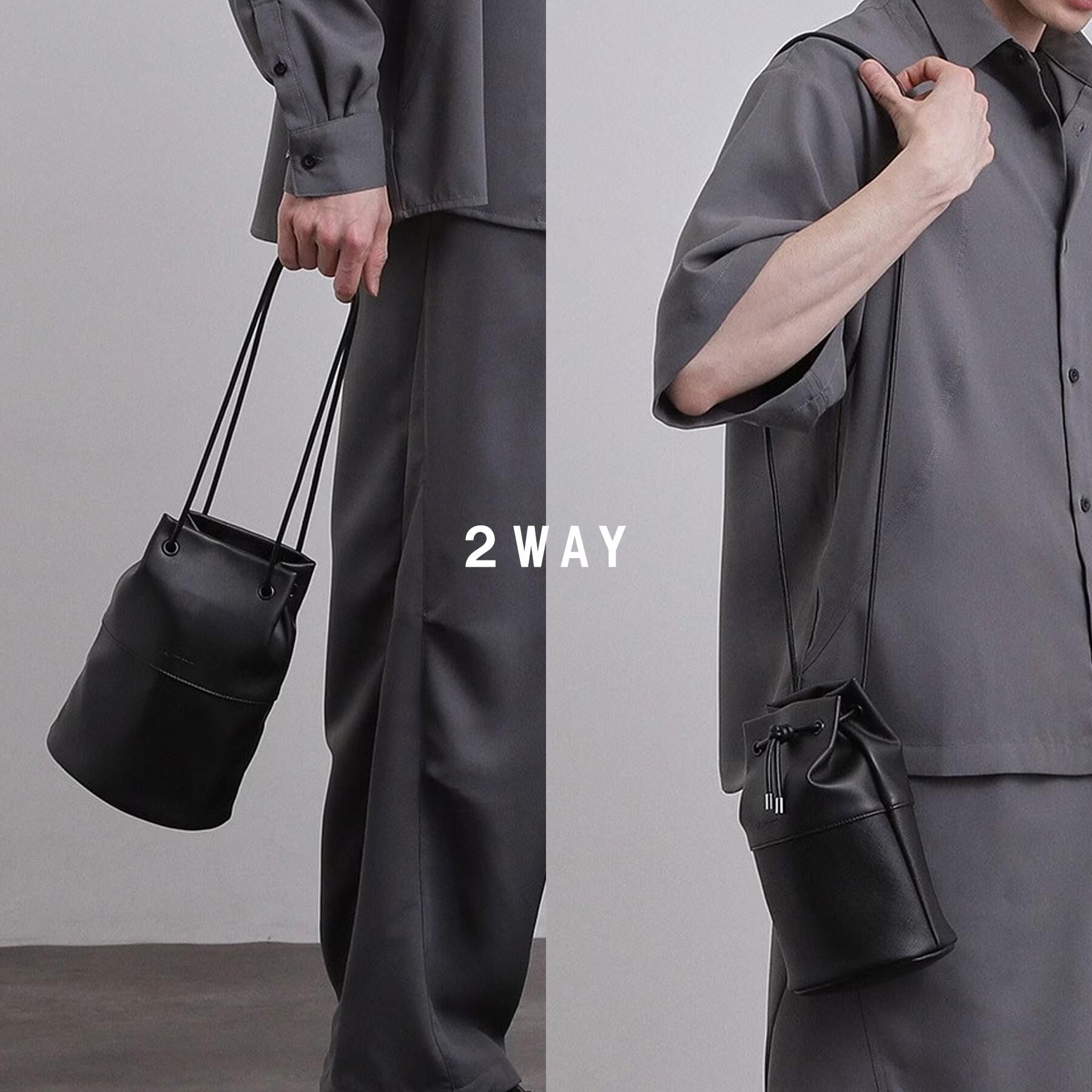 tk.TAKEO KIKUCHI「【2WAY】巾着ショルダーバッグ」|ショルダー・メッセンジャー|