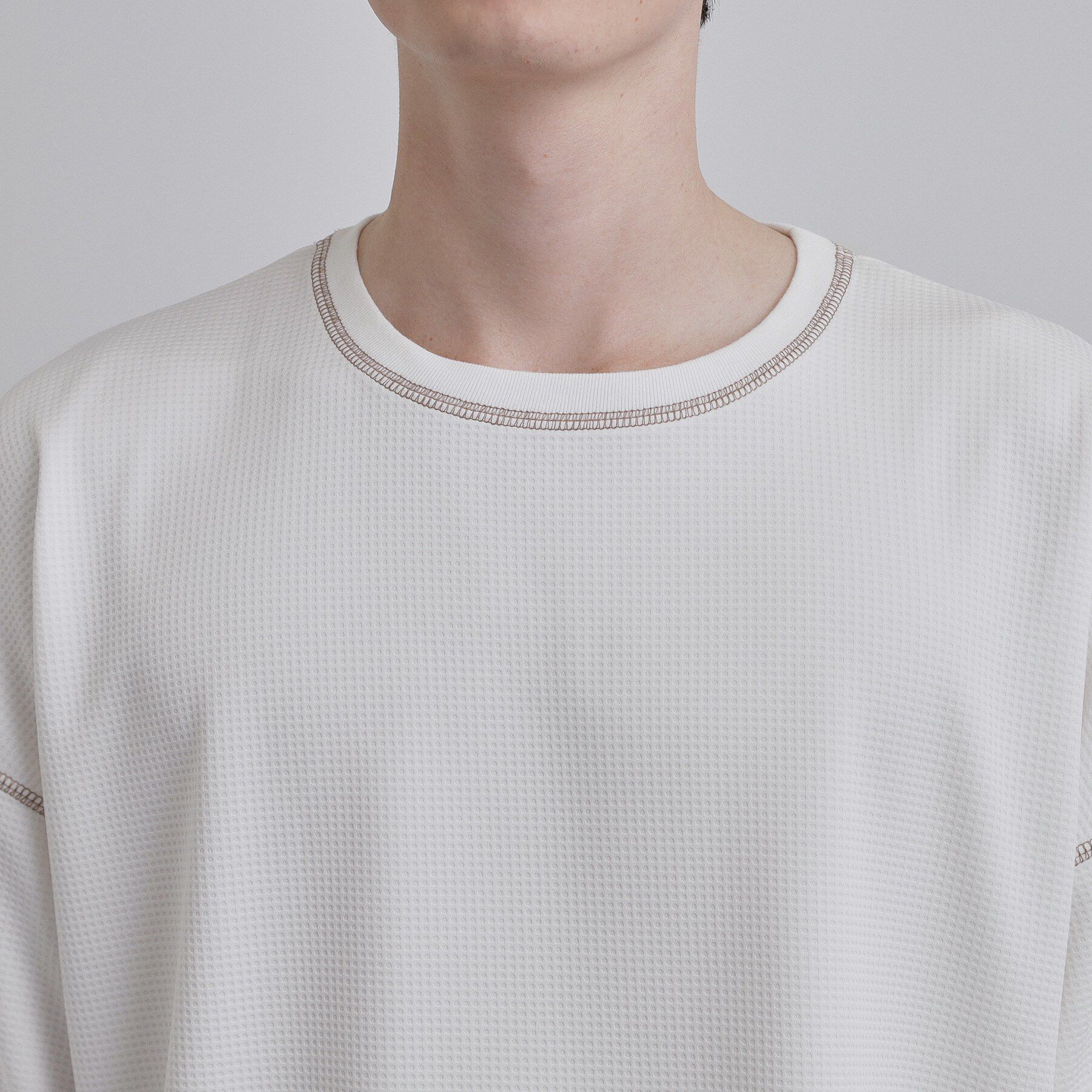 tk.TAKEO KIKUCHI「【気化熱冷却／涼しい】ワッフルカットソー」|Tシャツ・カットソー|