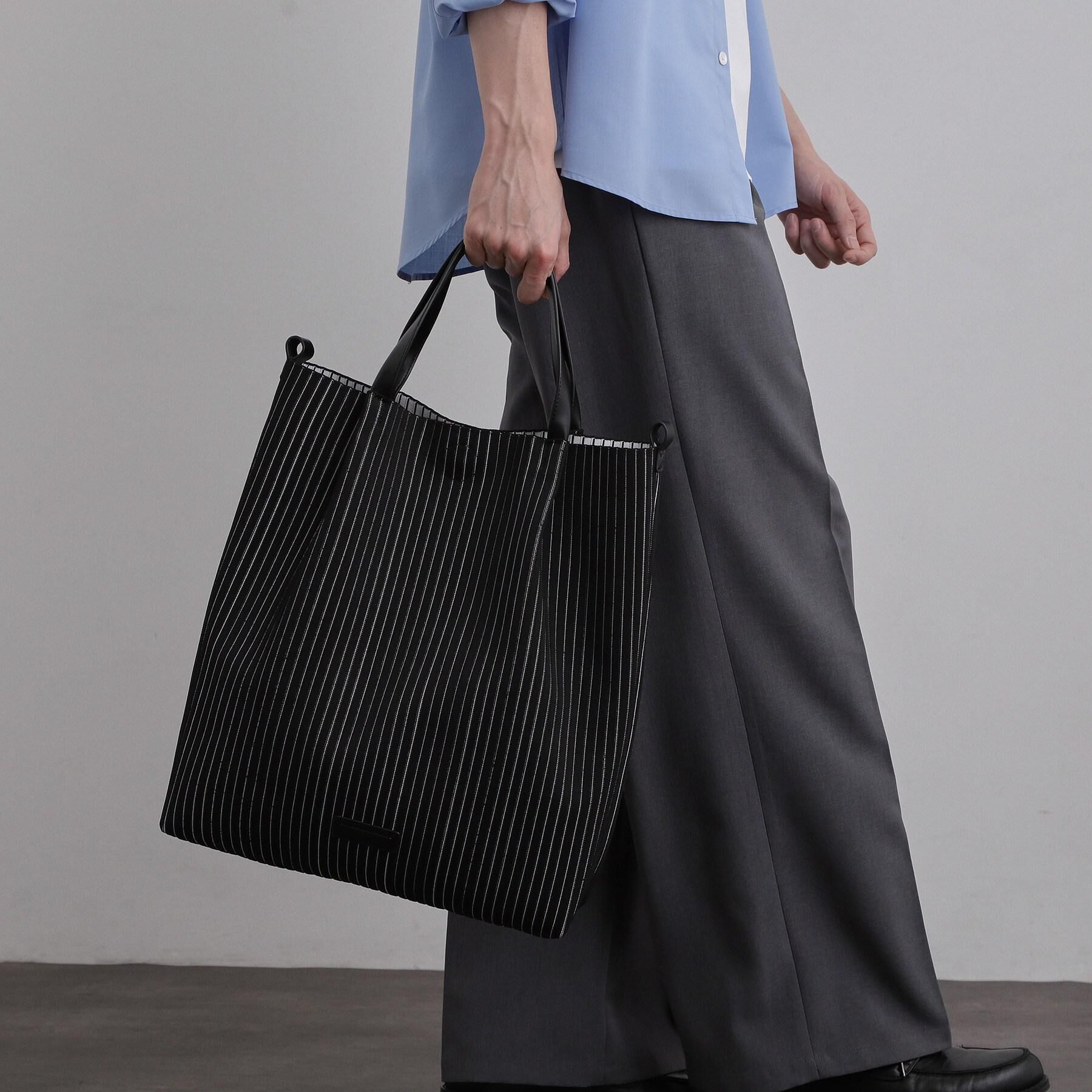 tk.TAKEO KIKUCHI「【B4サイズ収納可】ニットトートバッグ/トートバッグ/B4サイズ/大容量/Knit tote Bag」|トートバッグ|