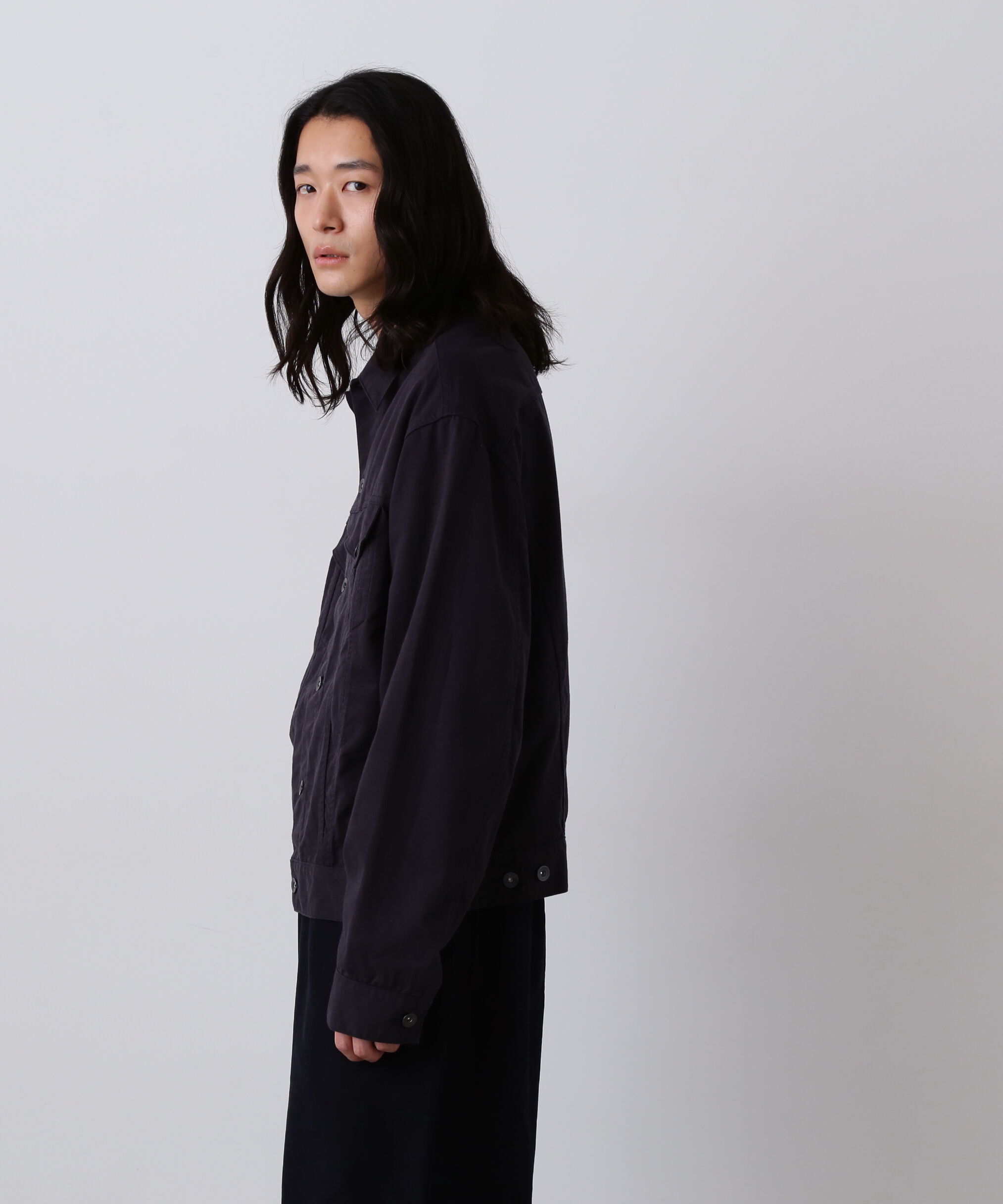 YLEVE 「Ｙ / ORGANIC COTTON TENCEL CHINO JACKET」|ブルゾン・スタジャン|
