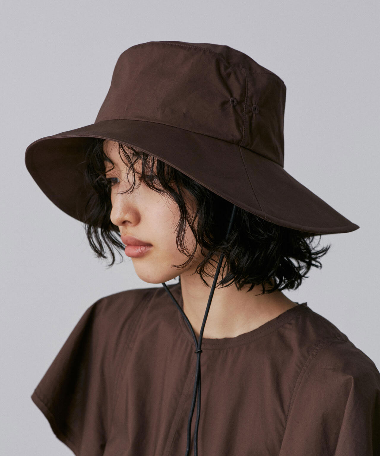 YLEVE 「KIJIMA TAKAYUKI&times;YLEVE / SUVIN COTTON TYPEWRITER HAT」|その他|ブラウン