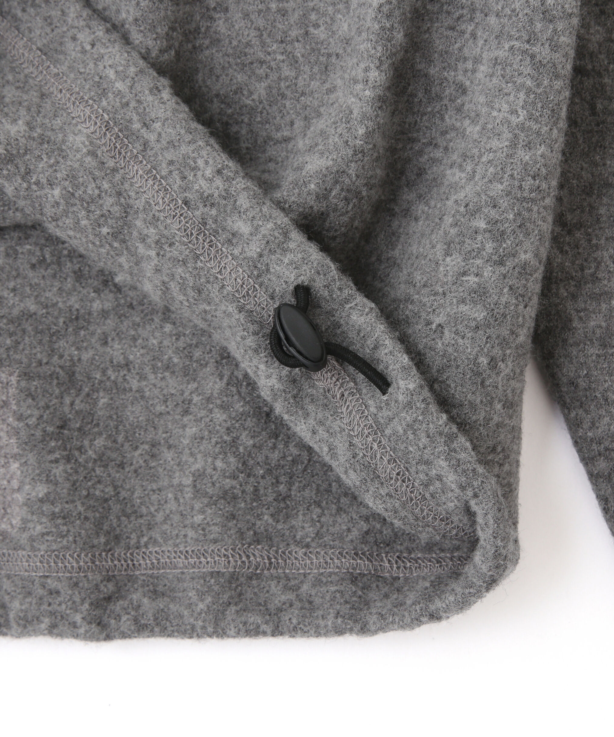 YLEVE 「YLEVE / ULTRAFINE MERINO MILLED WOOL KNIT HALF ZIP PULL OVER」|ニット・セーター|