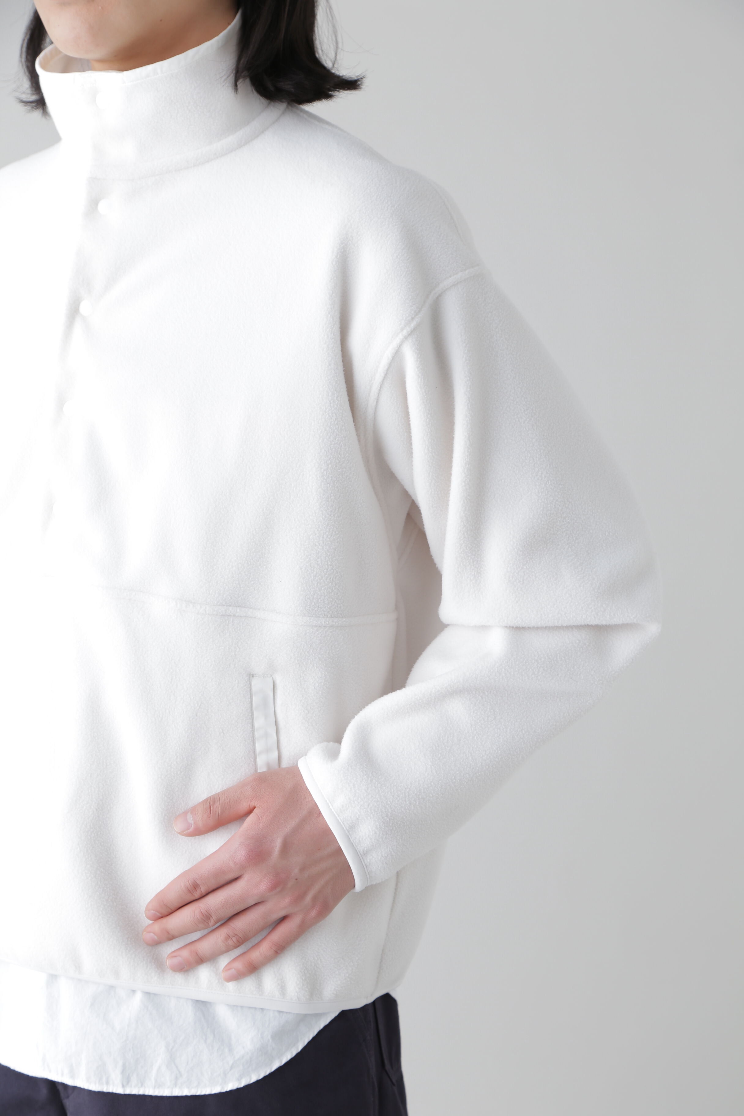YLEVE 「Ｙ / RECYCLE POLYESTER FLEECE BZ」|ブルゾン・スタジャン|