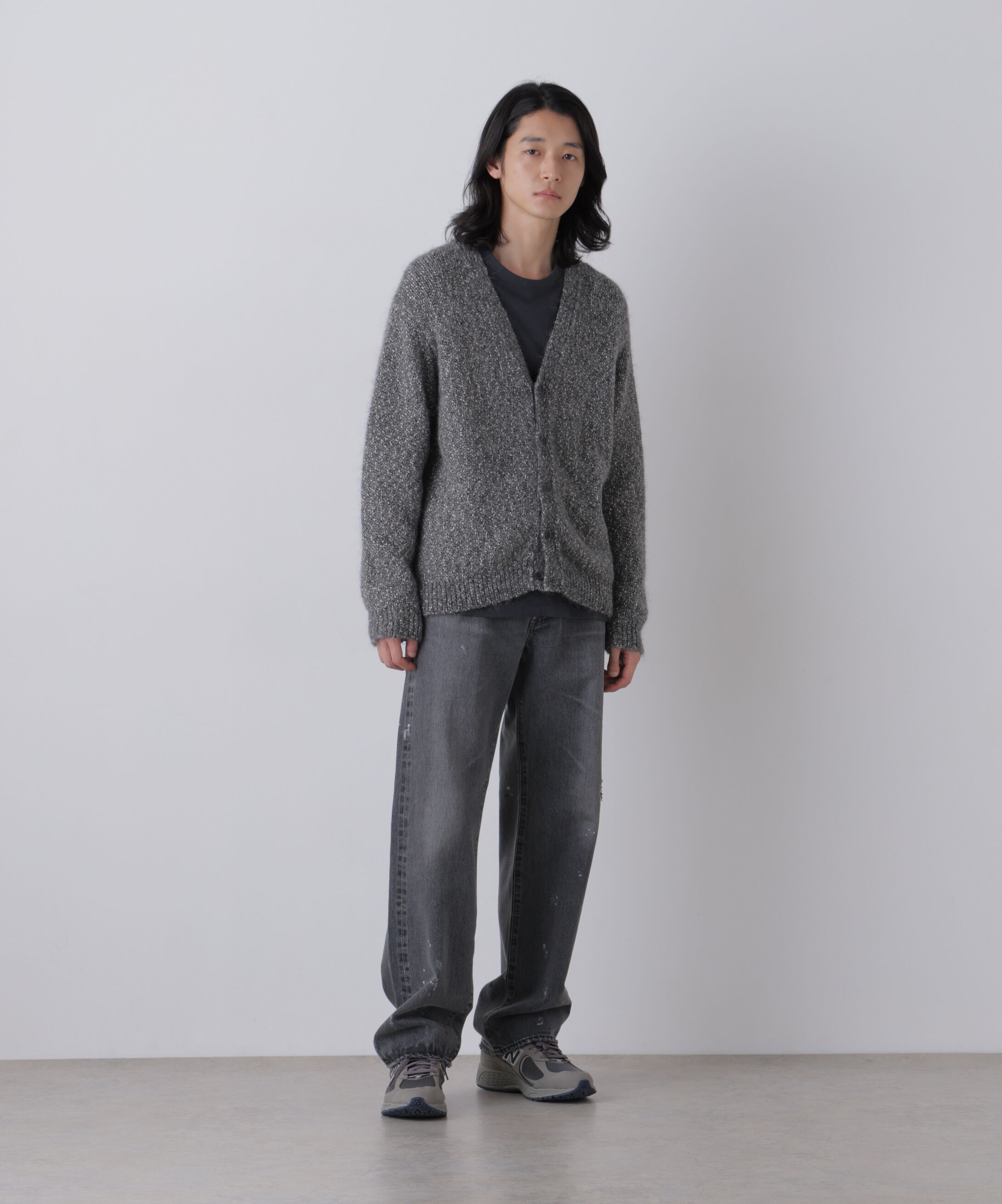 YLEVE 「YLEVE / [UNISEX] USED-FINISHED 13.5oz STRAIGHT DENIM」|その他|GRAY