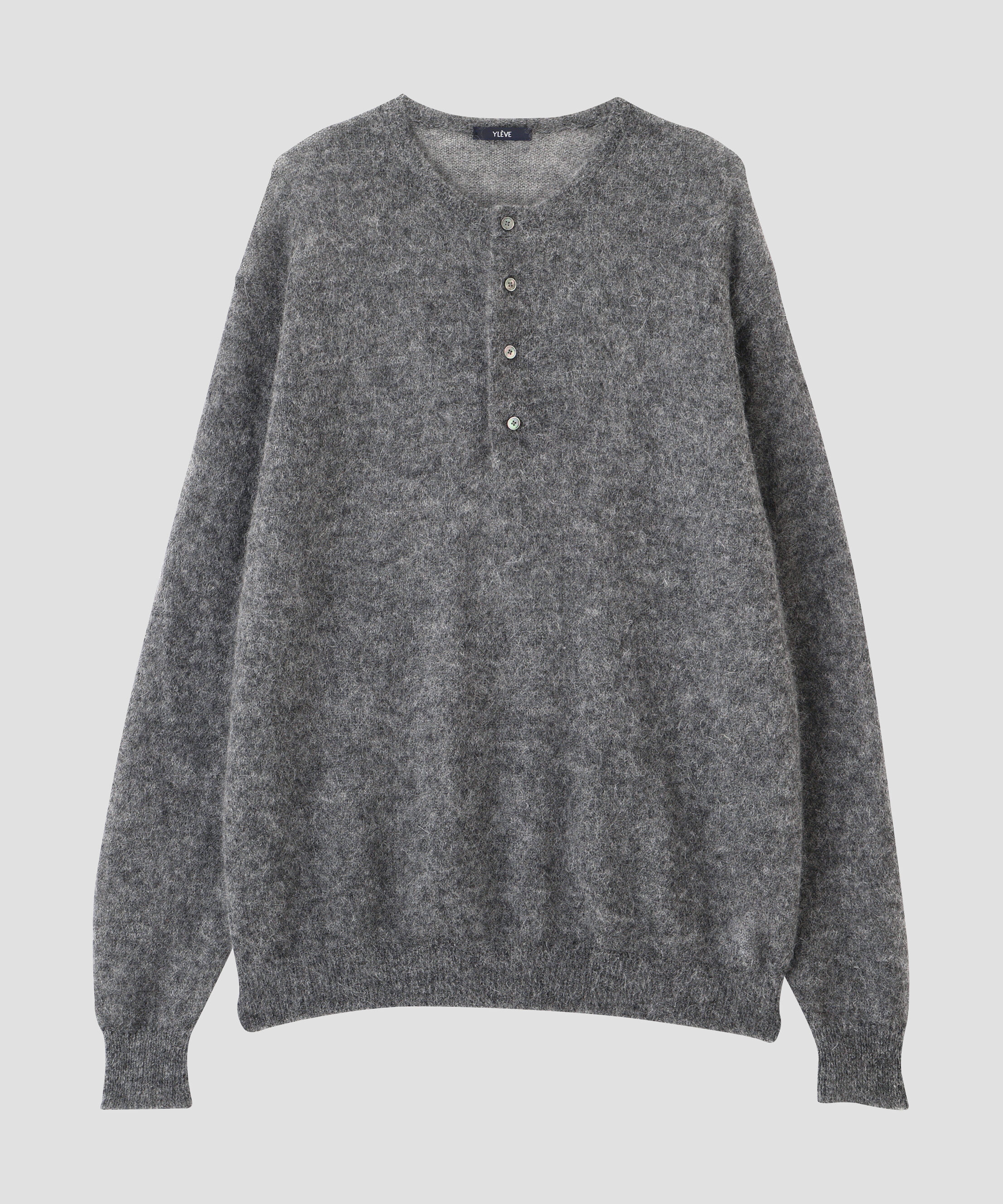 YLEVE 「YLEVE / SUPER KID MOHAIR HENRY NECK KNIT」|ニット・セーター|