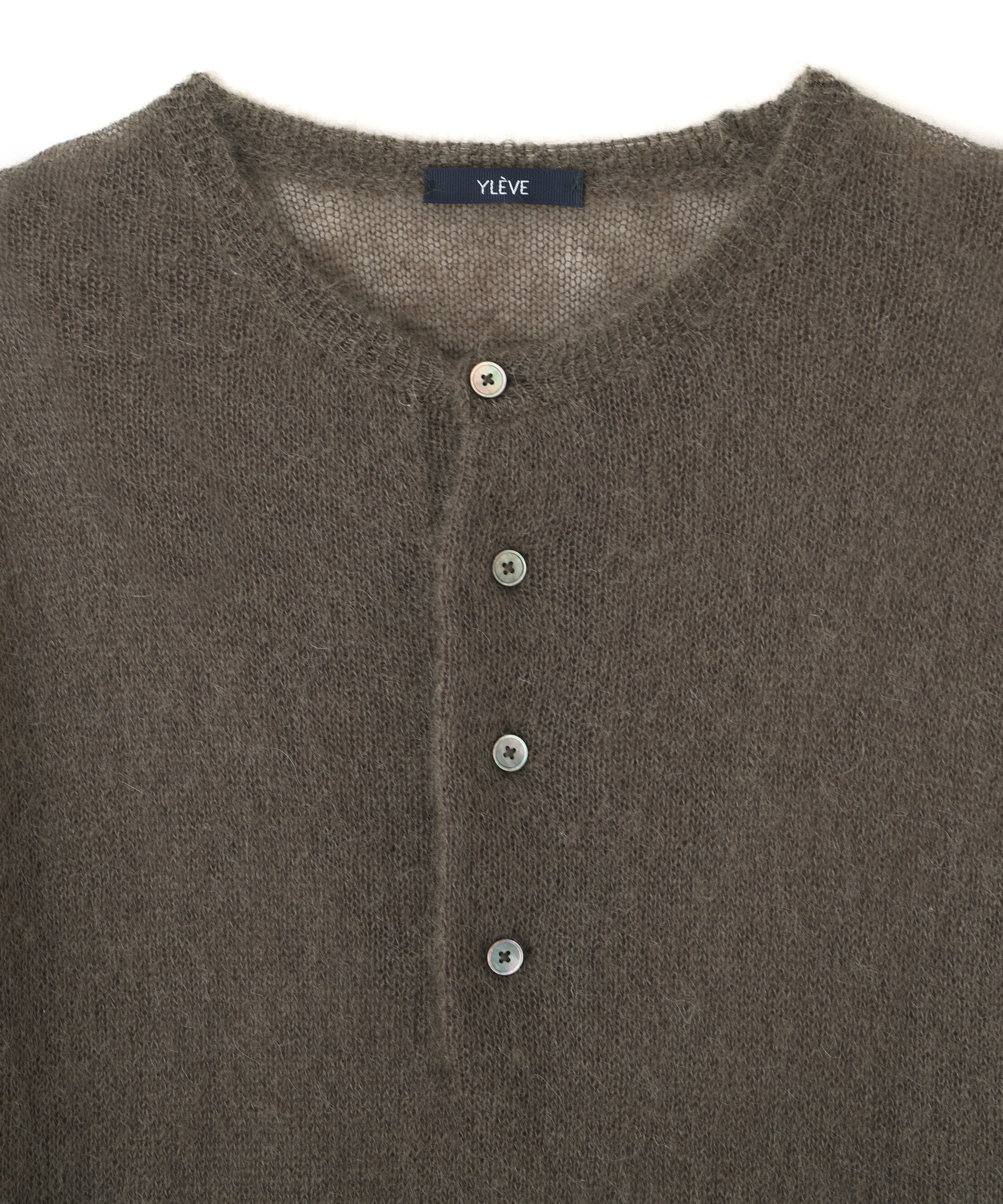 YLEVE 「YLEVE / SUPER KID MOHAIR HENRY NECK KNIT」|ニット・セーター|