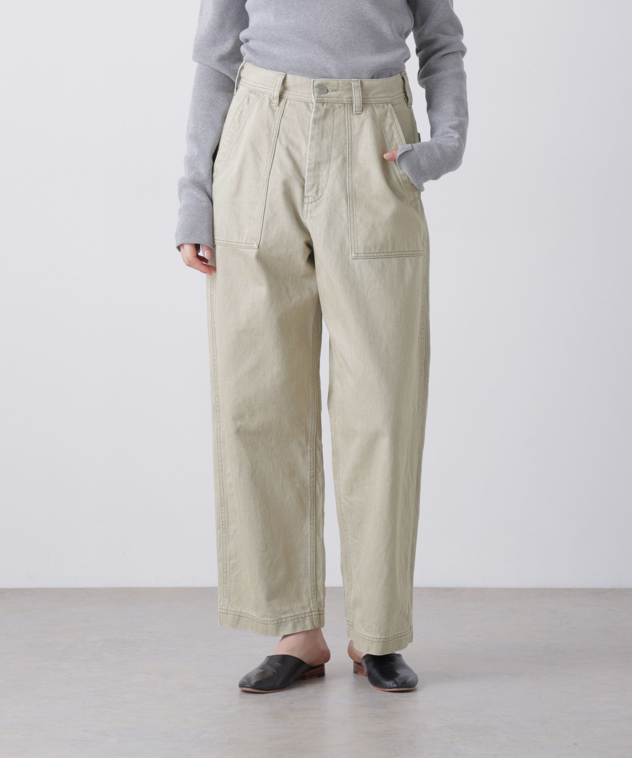 YLEVE 「YLEVE / SUN-FADED COTTON TWILL PANTS」|その他|