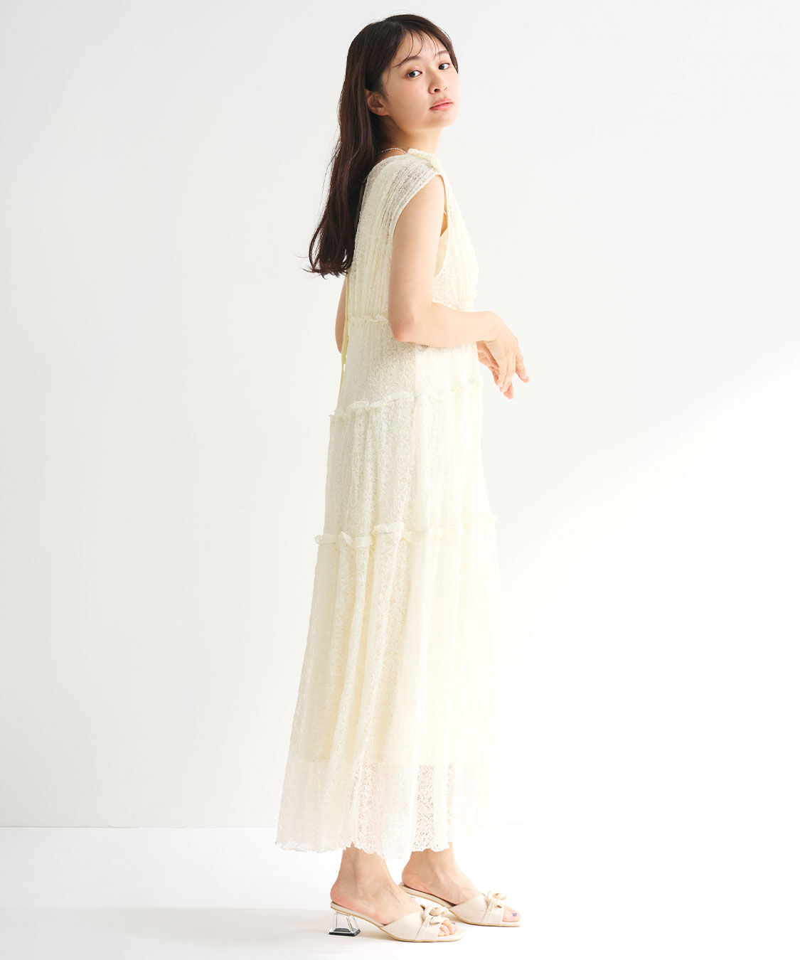 COCO DEAL「レースティアードワンピース」|ワンピース|