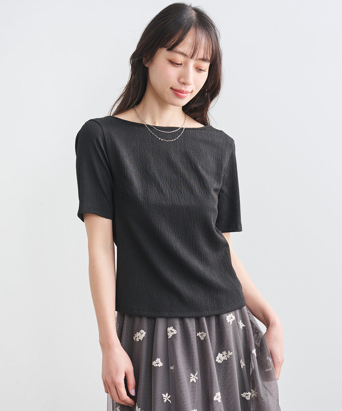 COCO DEAL「バックシャンリボンカットソートップス」|Tシャツ・カットソー|