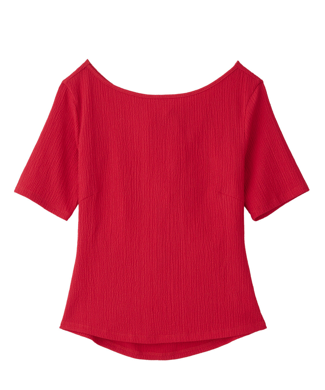 COCO DEAL「バックシャンリボンカットソートップス」|Tシャツ・カットソー|レッド