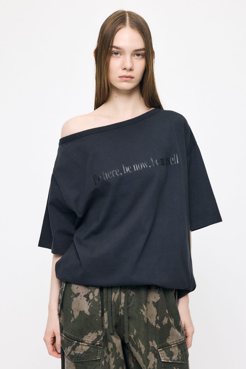 MOUSSY「ONE SHOULDER PIGMENT Tシャツ」|Tシャツ・カットソー|
