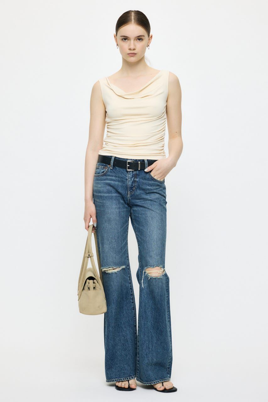 MOUSSY「WAIST GATHER DRAPE トップス」|その他|