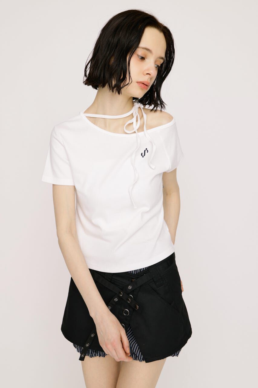 SLY「ONE SHOULDER S. トップス」|Tシャツ・カットソー|
