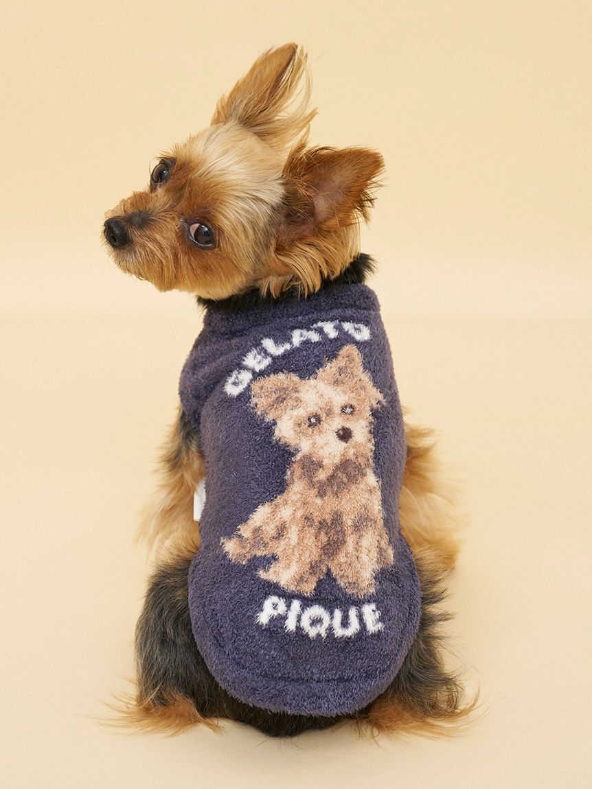  GELATO PIQUE CAT&DOG「【CAT&DOG】スムーズィーヨークシャーテリア柄プルオーバー」|その他|