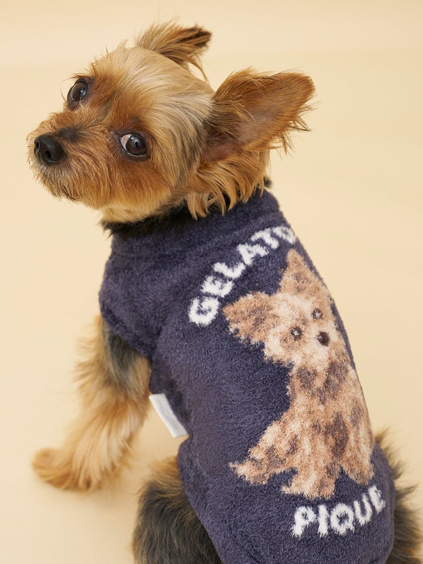  GELATO PIQUE CAT&DOG「【CAT&DOG】スムーズィーヨークシャーテリア柄プルオーバー」|その他|