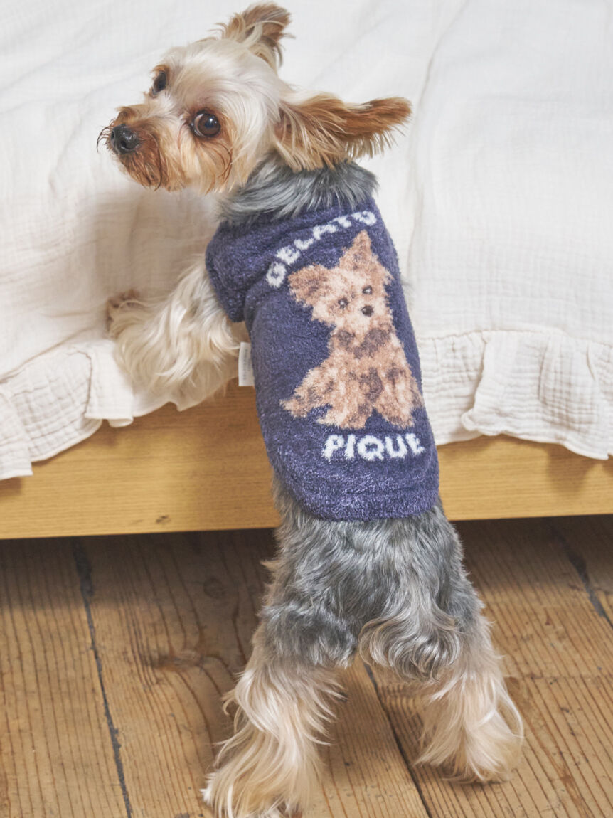  GELATO PIQUE CAT&DOG「【CAT&DOG】スムーズィーヨークシャーテリア柄プルオーバー」|その他|