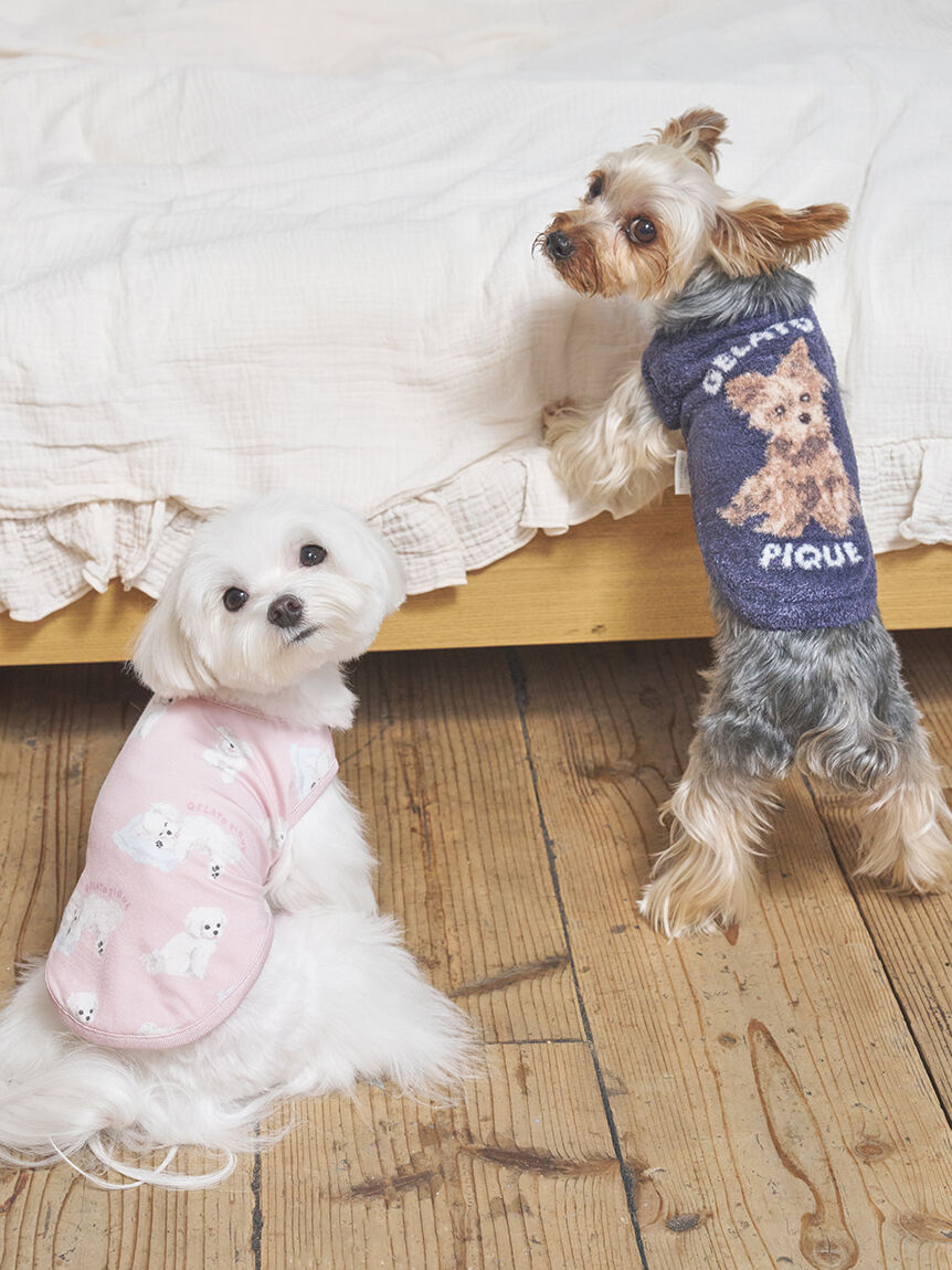  GELATO PIQUE CAT&DOG「【CAT&DOG】スムーズィーヨークシャーテリア柄プルオーバー」|その他|