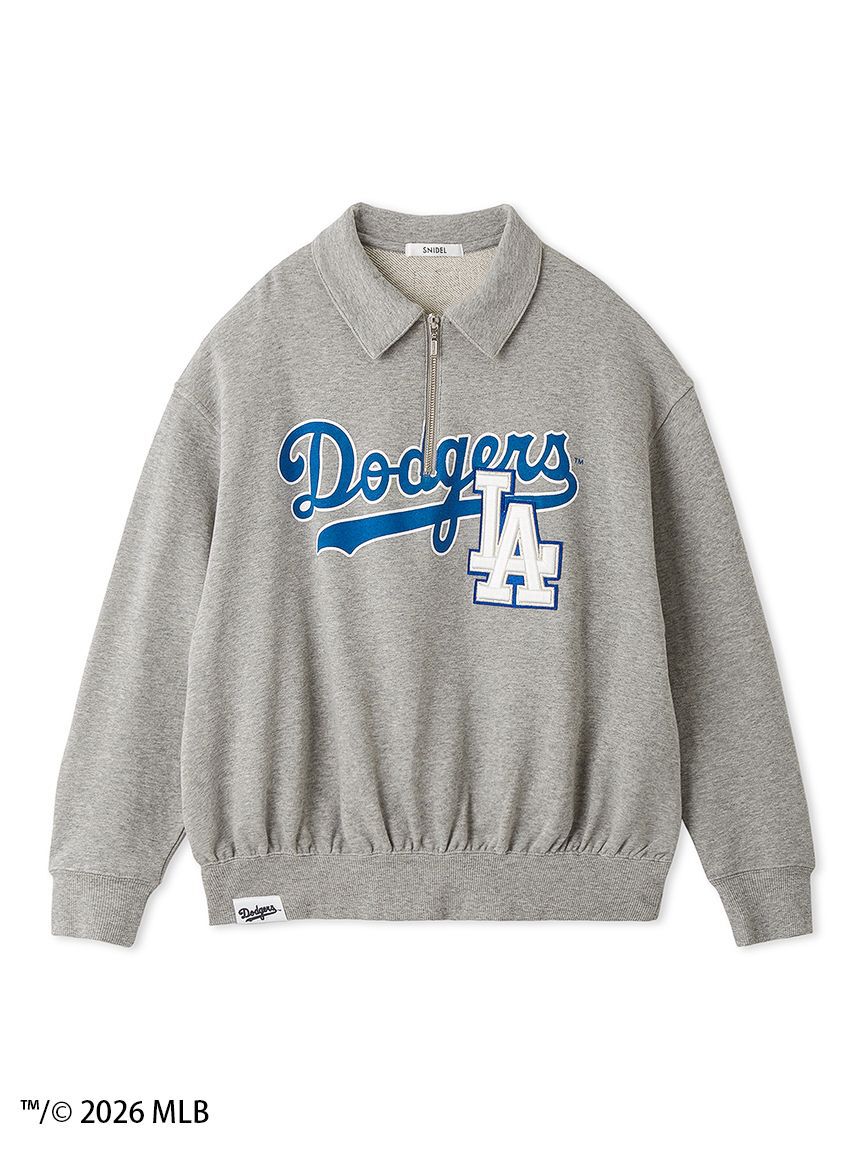 SNIDEL「【MLB】Sustainableハーフジップスウェット」|スウェット・ジャージ|