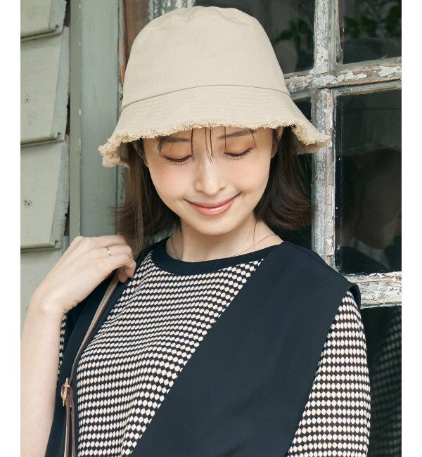 ikka「UVバケットフリンジハット」|その他|