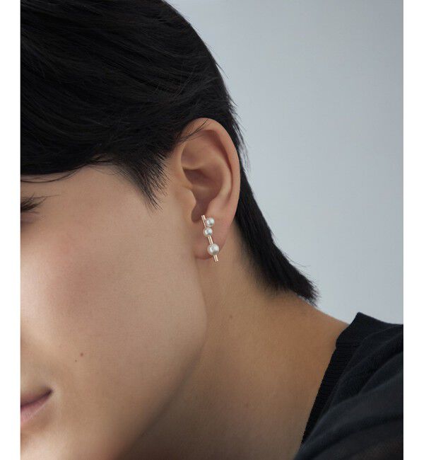 Jouete「ピアス カラーパール アシンメトリー」|ピアス|