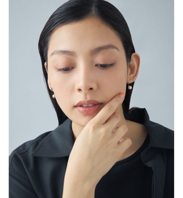 Jouete「[アークピアス] ダイヤモンド&times;パール」|ピアス|