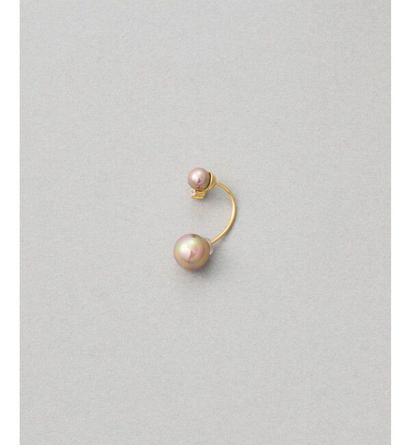 Jouete「[アークピアス] パール&times;ジルコニア」|ピアス|