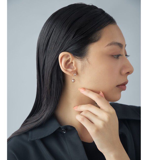 Jouete「[アークピアス] パール&times;ジルコニア」|ピアス|