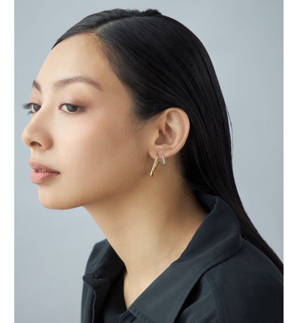 Jouete「[ダブルピアス] パール コンビカラー」|ピアス|