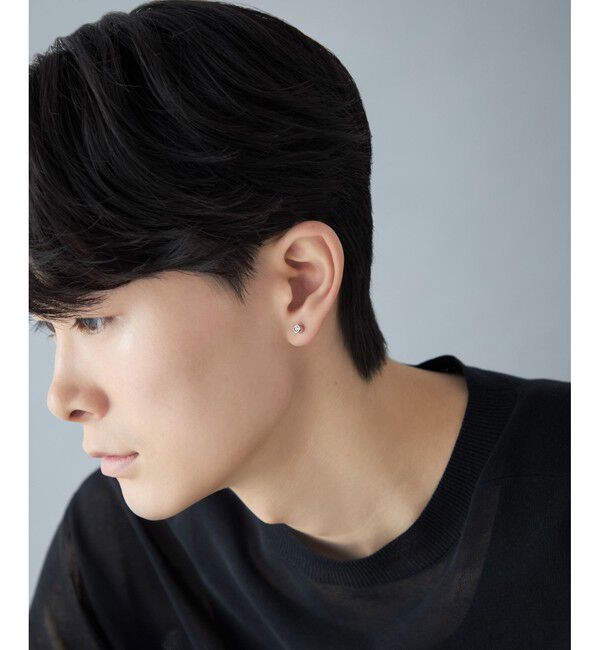 Jouete「[バックキャッチピアス] ジルコニア チューブ」|ピアス|